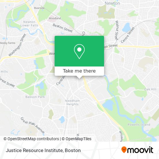 Mapa de Justice Resource Institute