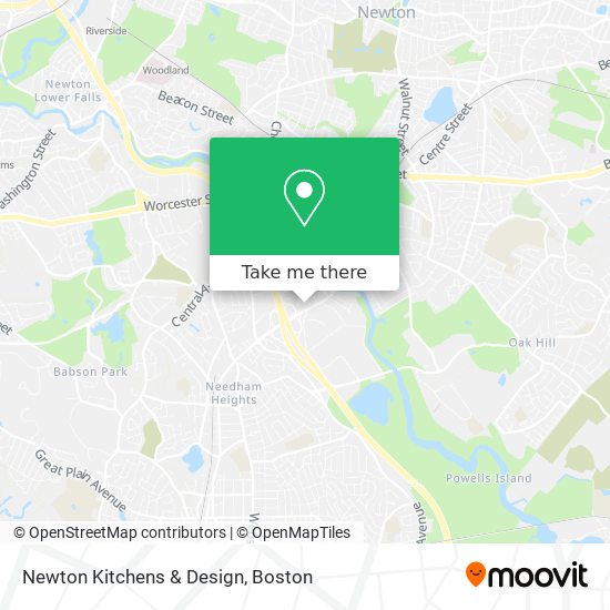 Newton Kitchens & Design map