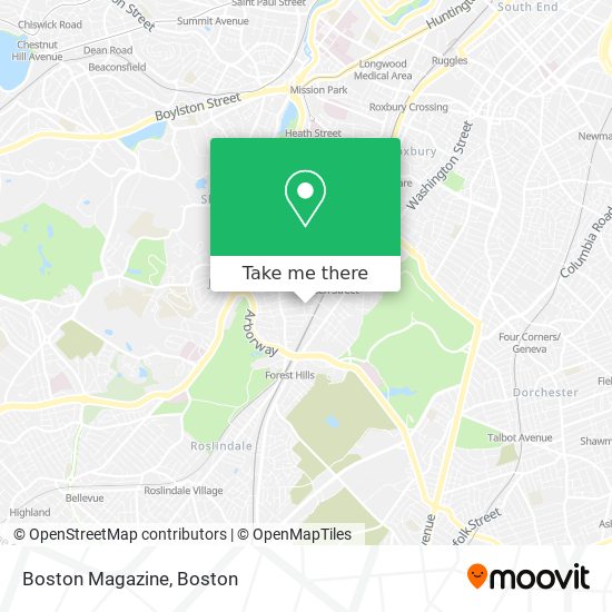 Mapa de Boston Magazine