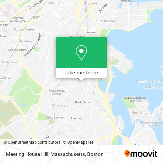 Mapa de Meeting House Hill, Massachusetts