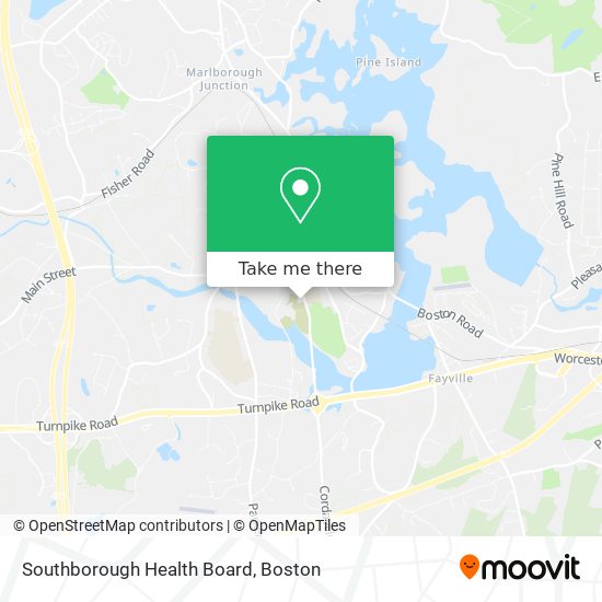 Southborough Health Board map