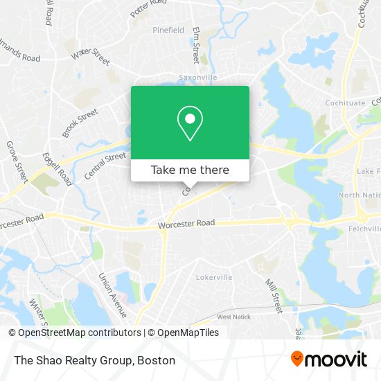 The Shao Realty Group map