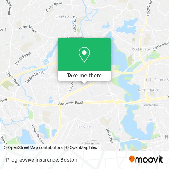 Progressive Insurance map