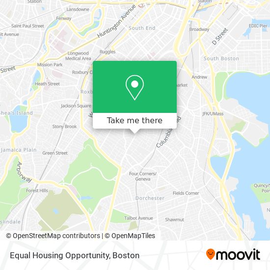 Equal Housing Opportunity map