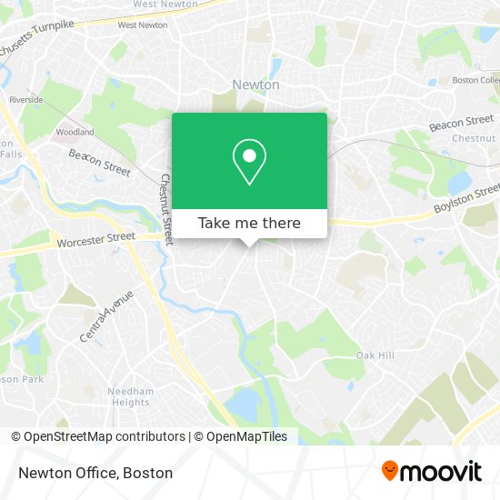 Newton Office map