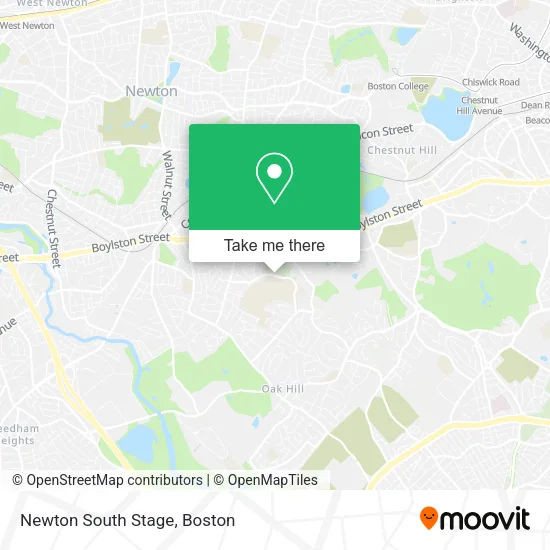 Newton South Stage map