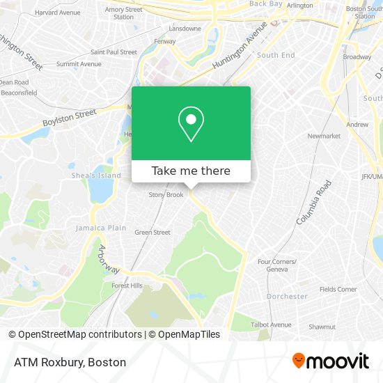 Mapa de ATM Roxbury