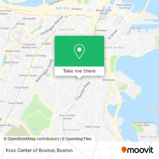 Mapa de Kroc Center of Boston