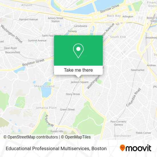 Educational Professional Multiservices map