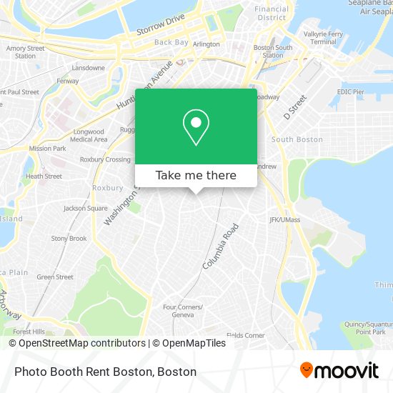 Mapa de Photo Booth Rent Boston