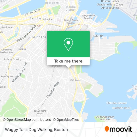 Mapa de Waggy Tails Dog Walking