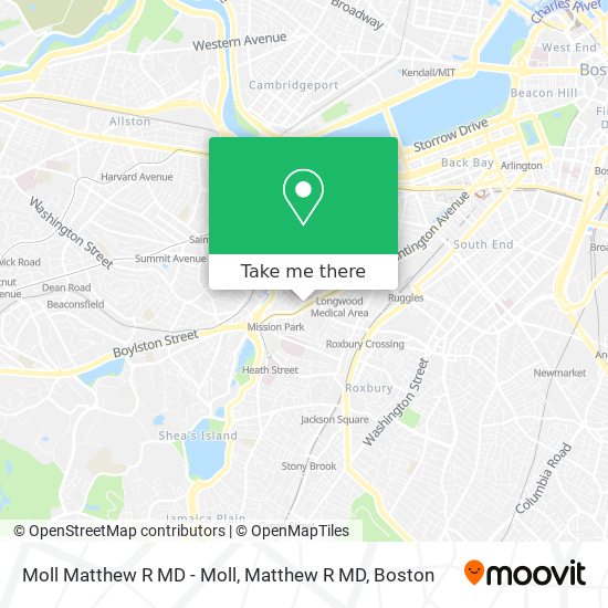 Moll Matthew R MD - Moll, Matthew R MD map