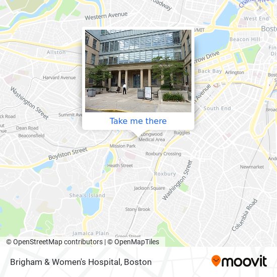 Brigham & Women's Hospital map