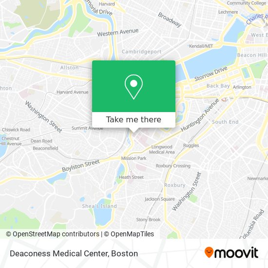Deaconess Medical Center map