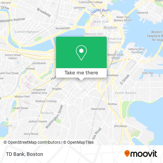 Mapa de TD Bank