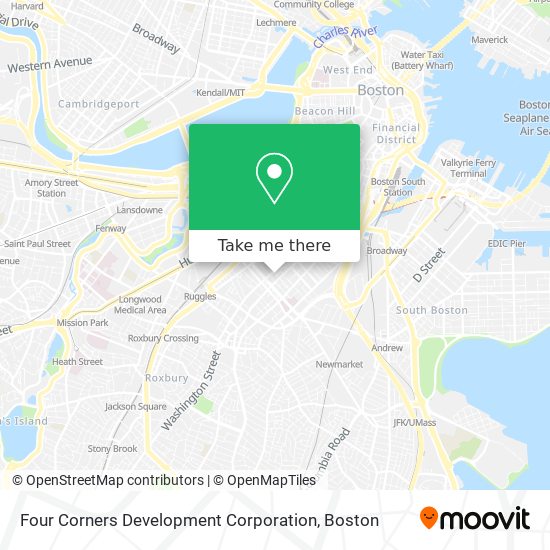 Mapa de Four Corners Development Corporation