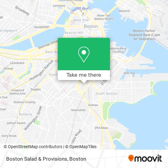 Boston Salad & Provisions map