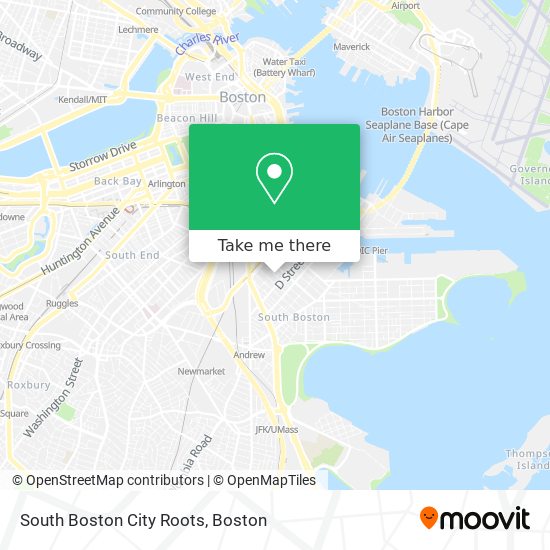 Mapa de South Boston City Roots