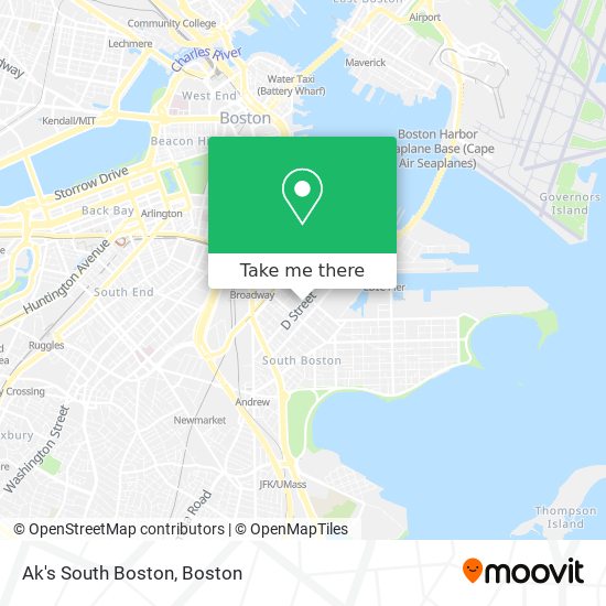 Mapa de Ak's South Boston