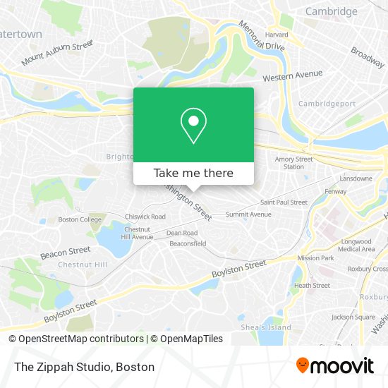 The Zippah Studio map