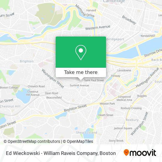 Mapa de Ed Wieckowski - William Raveis Company