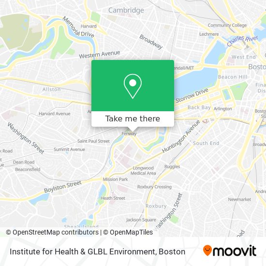 Mapa de Institute for Health & GLBL Environment