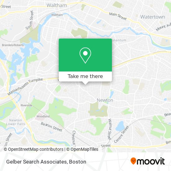 Gelber Search Associates map