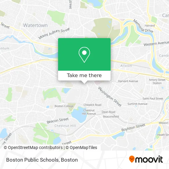 Boston Public Schools map