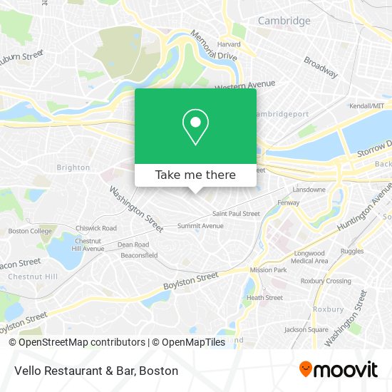 Vello Restaurant & Bar map