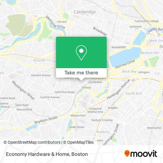 Economy Hardware & Home map