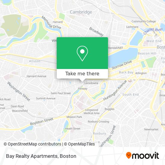 Bay Realty Apartments map