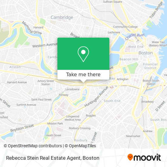 Rebecca Stein Real Estate Agent map