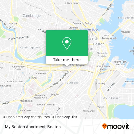 Mapa de My Boston Apartment