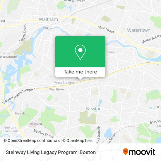 Mapa de Steinway Living Legacy Program