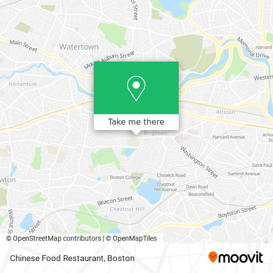 Chinese Food Restaurant map