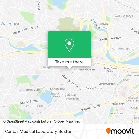 Mapa de Caritas Medical Laboratory