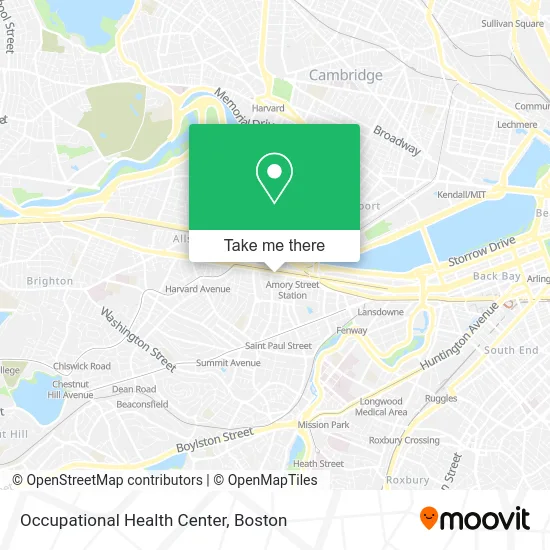 Occupational Health Center map