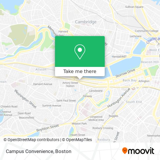 Campus Convenience map