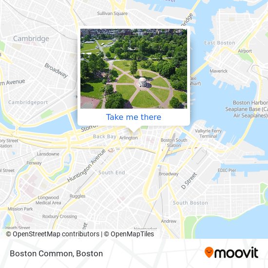 Mapa de Boston Common