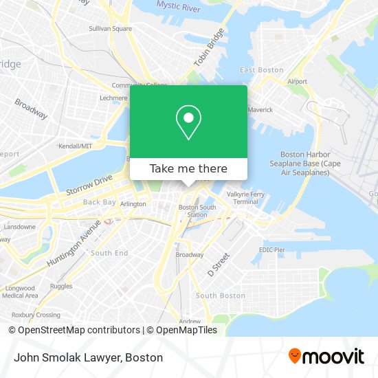 John Smolak Lawyer map