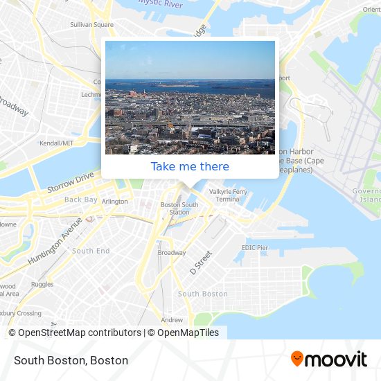 Mapa de South Boston