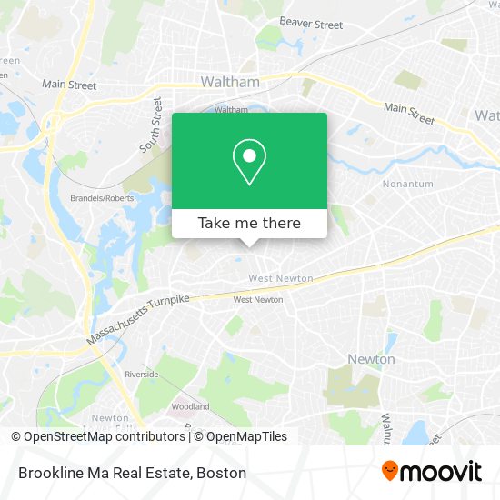 Brookline Ma Real Estate map