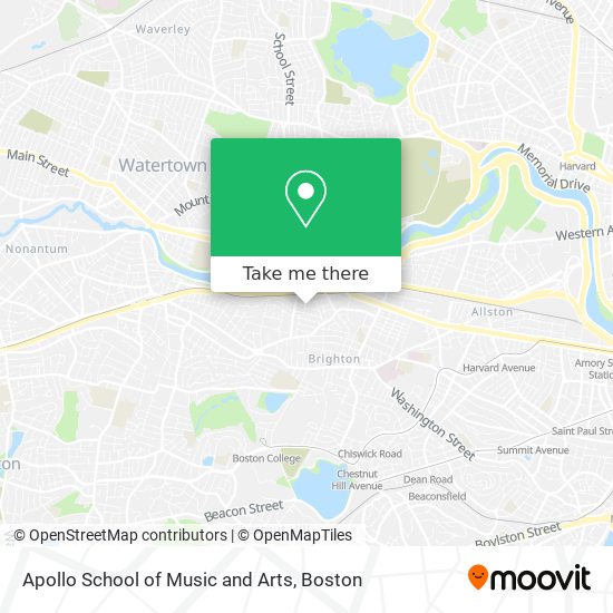 Apollo School of Music and Arts map