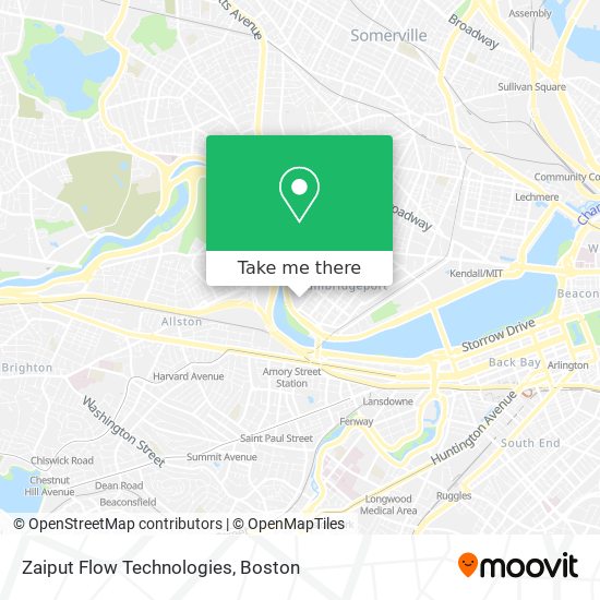 Mapa de Zaiput Flow Technologies
