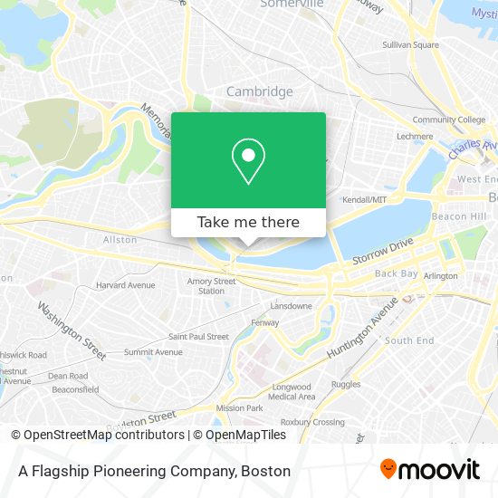 Mapa de A Flagship Pioneering Company