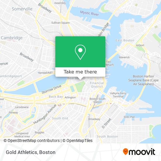 Mapa de Gold Athletics