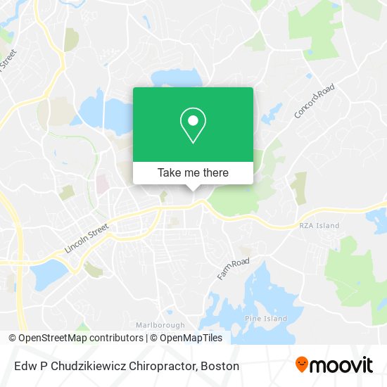 Edw P Chudzikiewicz Chiropractor map