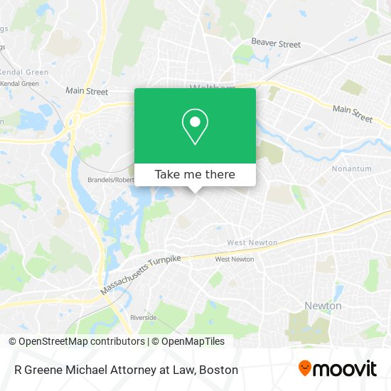 Mapa de R Greene Michael Attorney at Law