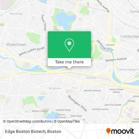 Mapa de Edge Boston Biotech