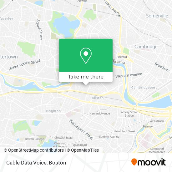 Cable Data Voice map